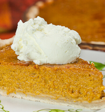 recipe blog, food blog, best recipes, Pumpkin Pie with Bourbon Whipped Cream