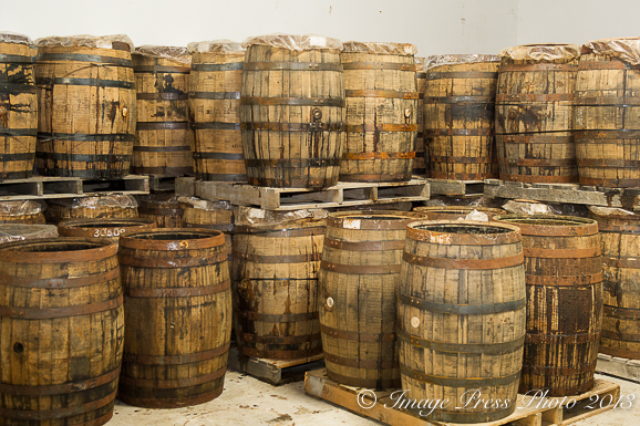 Bourbon Barrel for aging Bluegrass Soy Sauce