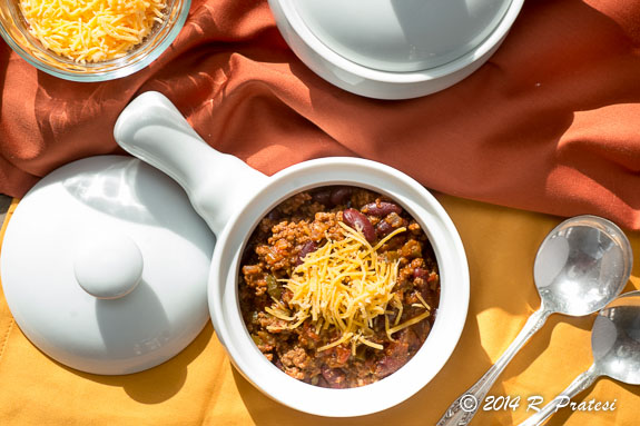 Enjoy a bowl of steaming hot chili wherever you are!