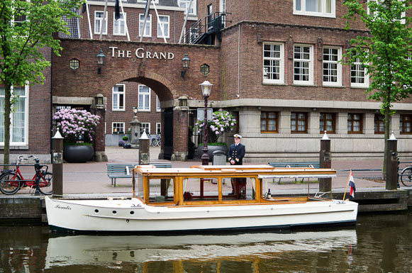 Private canal boat tours offered by the hotel