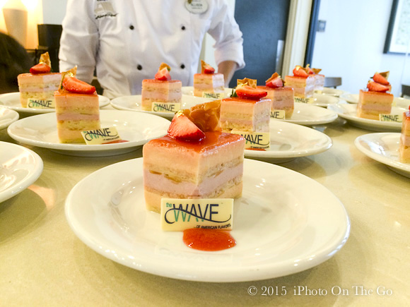 Florida Strawberry-Orange Cake with Champagne Sorbet - Disney's Contemporary Resort Bakery