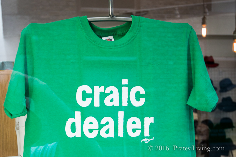 Craic or "crack" means fun or enjoyable conversation. If you're in Northern Ireland, they say they have the most fun. If you're in the southern part of Ireland, they'll tell you they do. You'll have to decide for yourself!