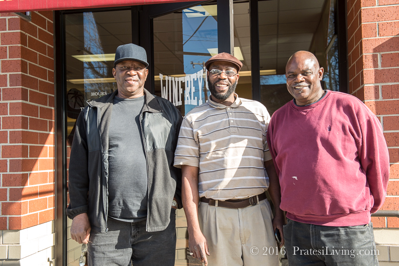 There were some strong opinions and great stories about Hot Chicken from these three gentleman at Winfrey's Barbershop