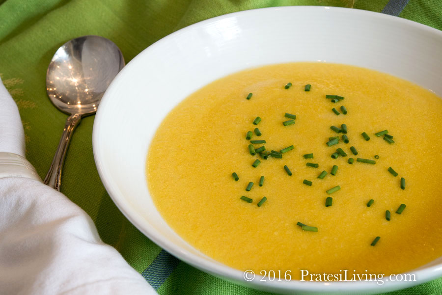 Fresh Corn Soup - Pratesi Living