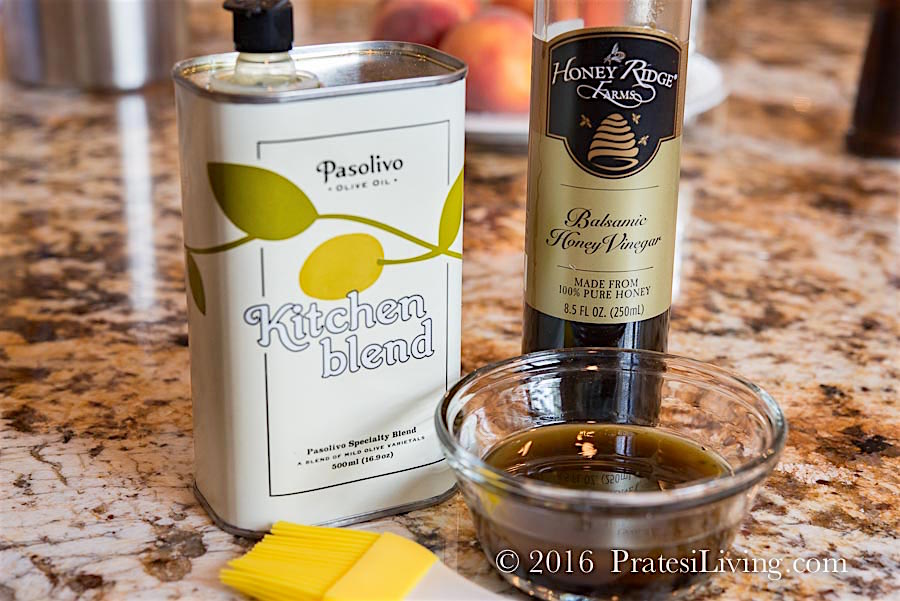 Pasolio Olive Oil and Honey Ridge Farms Balsamic Vinegar