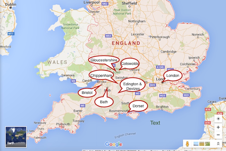 South West England Route 900x