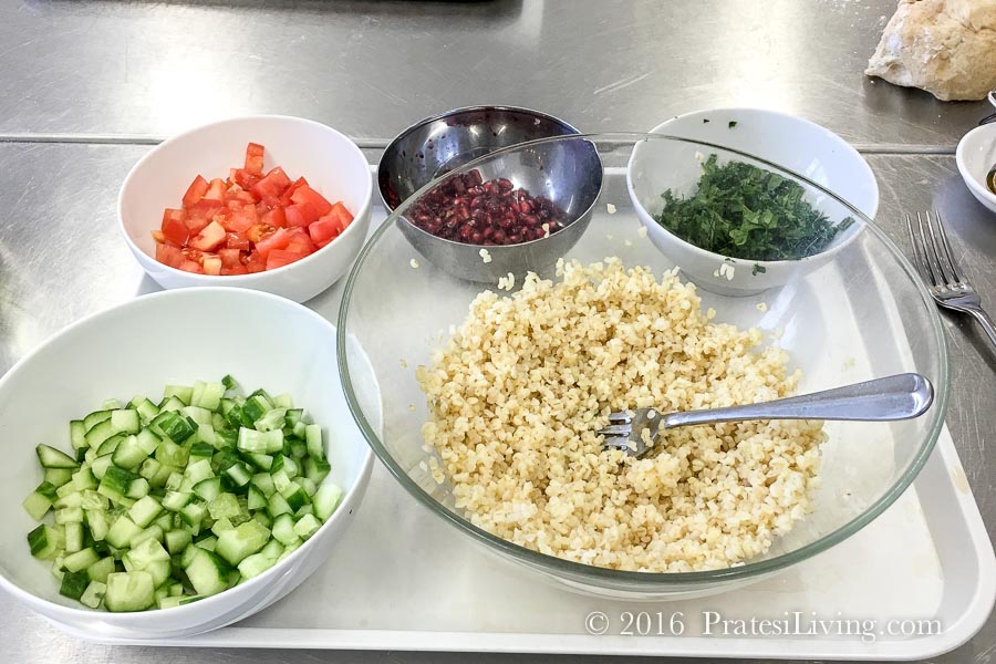 Ingredients for Tabouleh