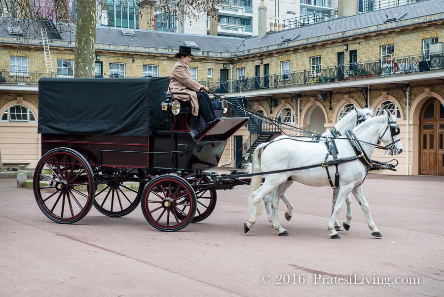 Carriages at the Royal Mews