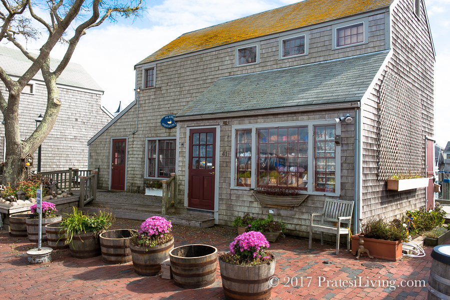 Classic Nantucket-style architecture.