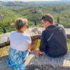 Gwen and Riccardo at Bortolin Angelo's vineyards